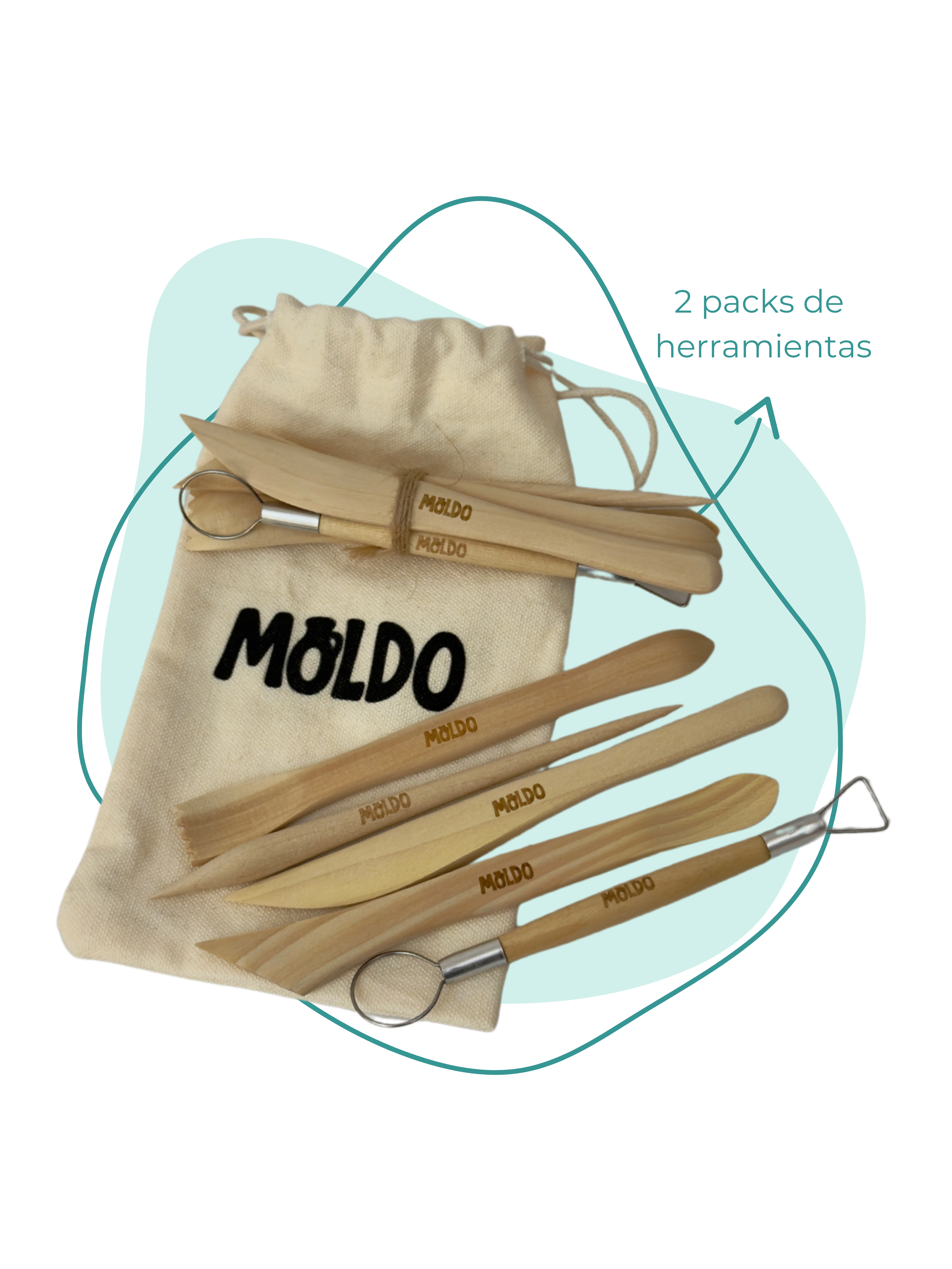 Kit Arcilla y Vela para dos personas