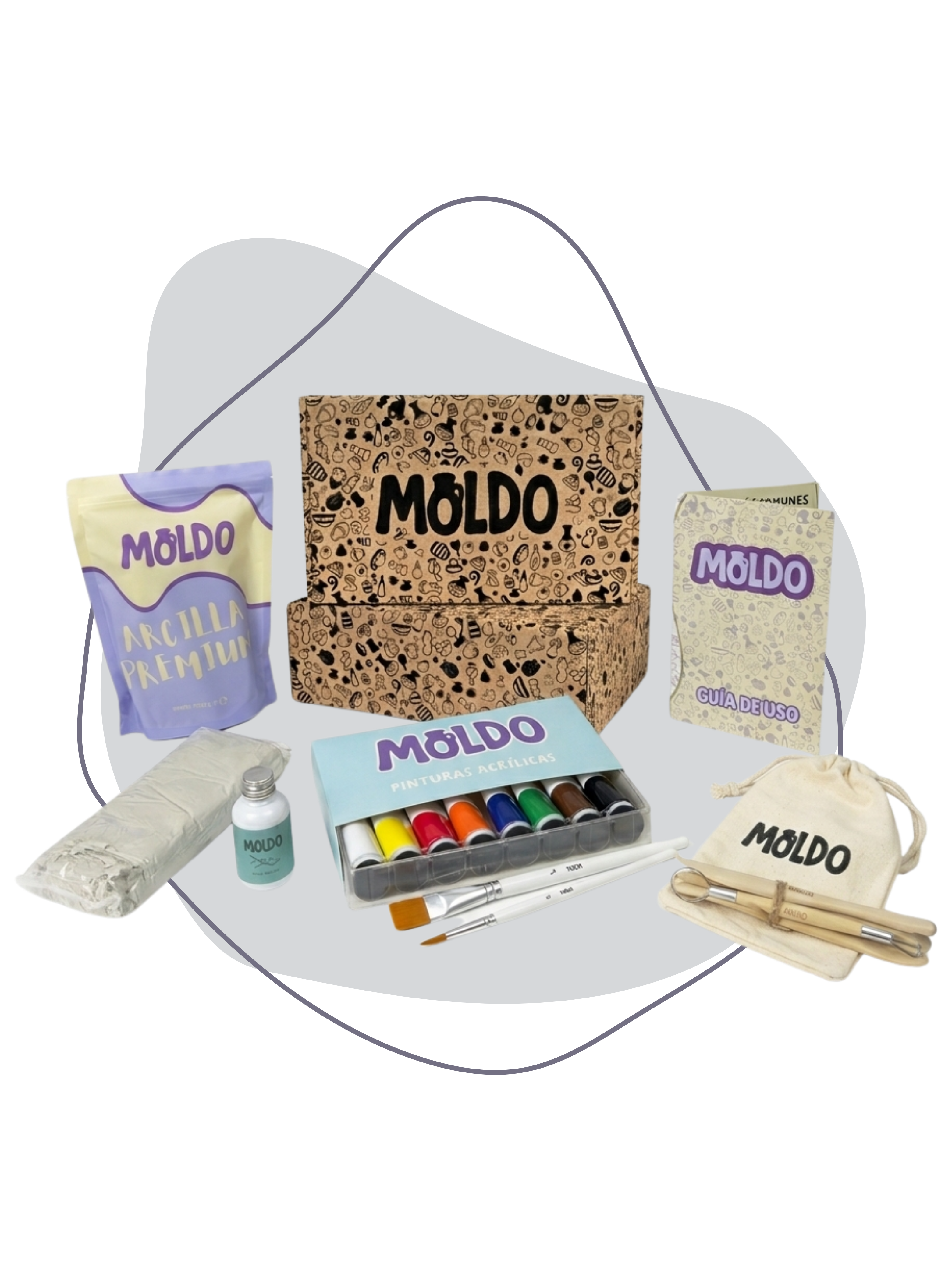 Kit Arcilla para una persona