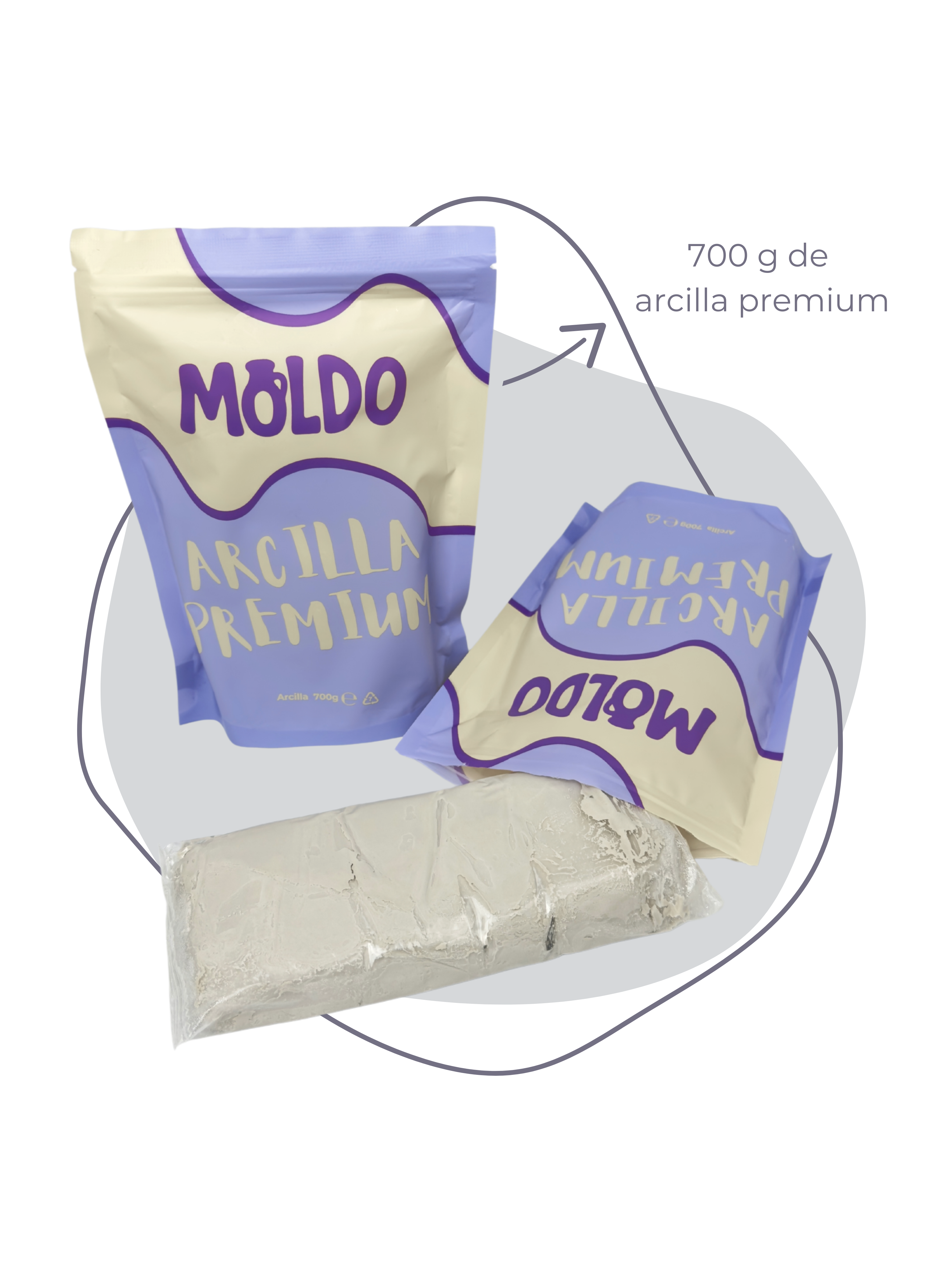 Kit Arcilla para una persona