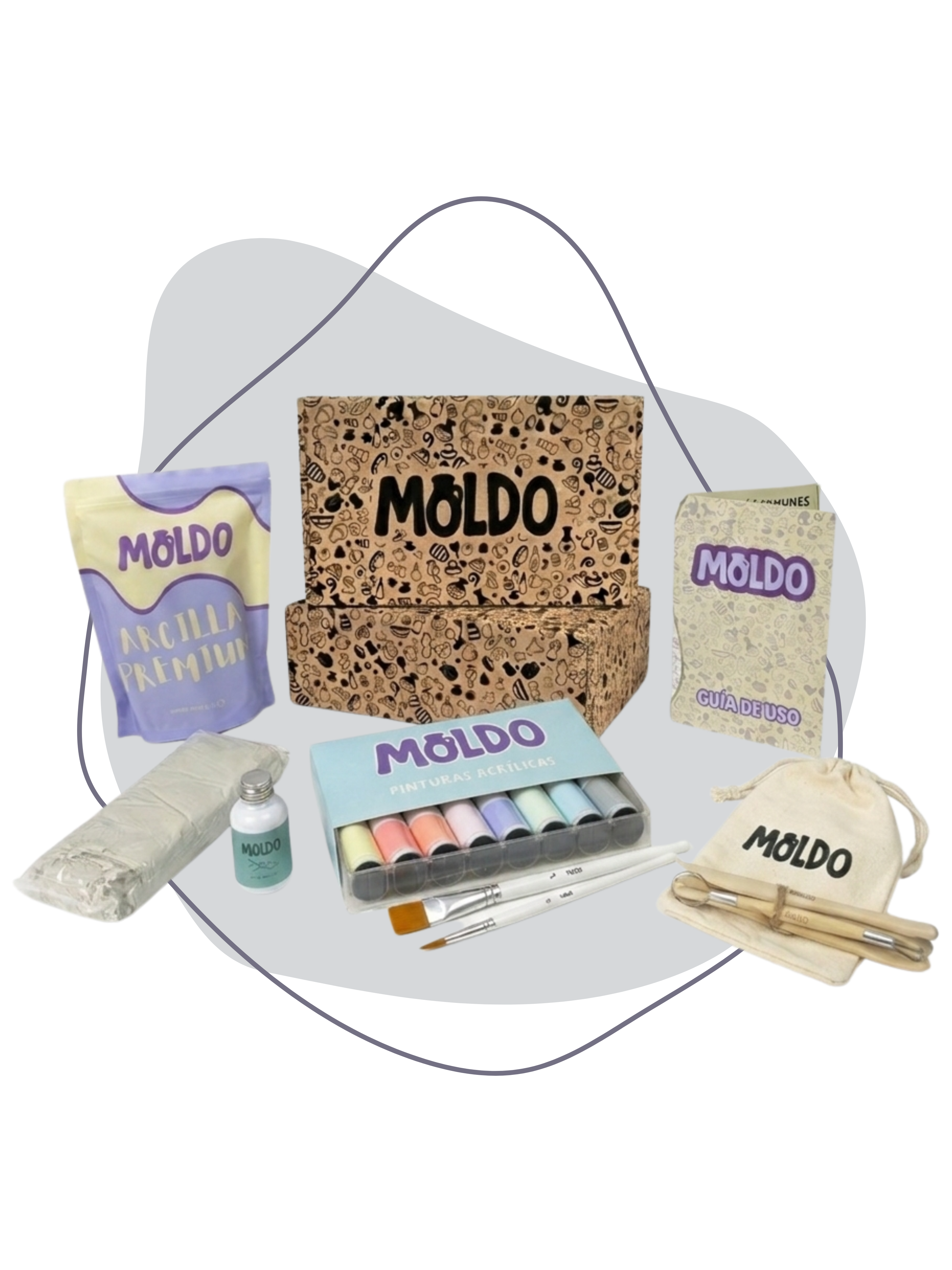 Kit Arcilla para una persona