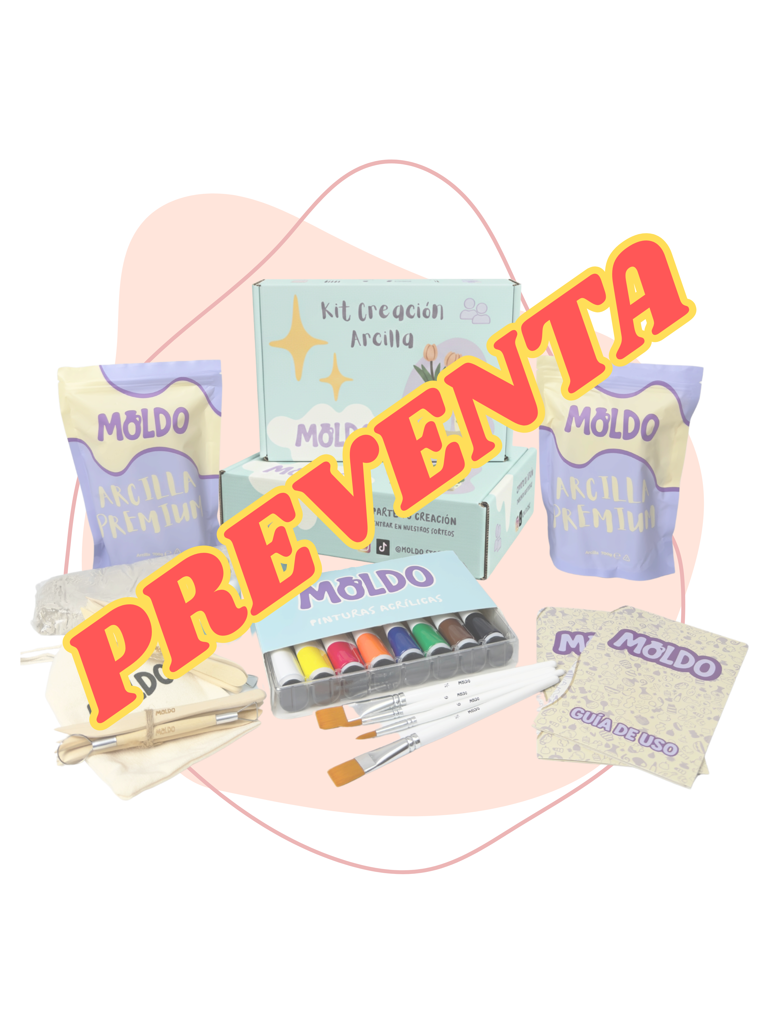 Kit Arcilla para dos personas