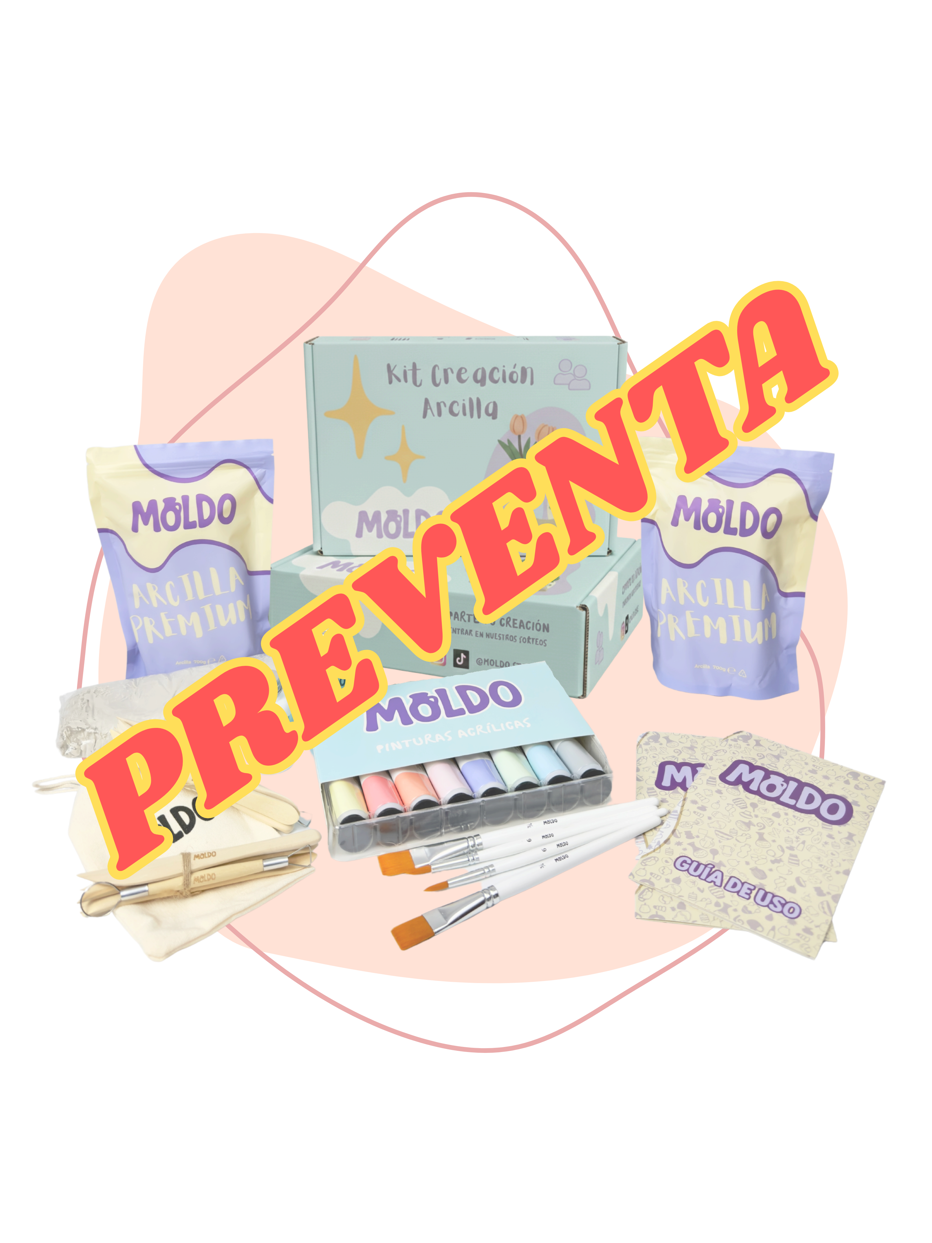 Kit Arcilla para dos personas