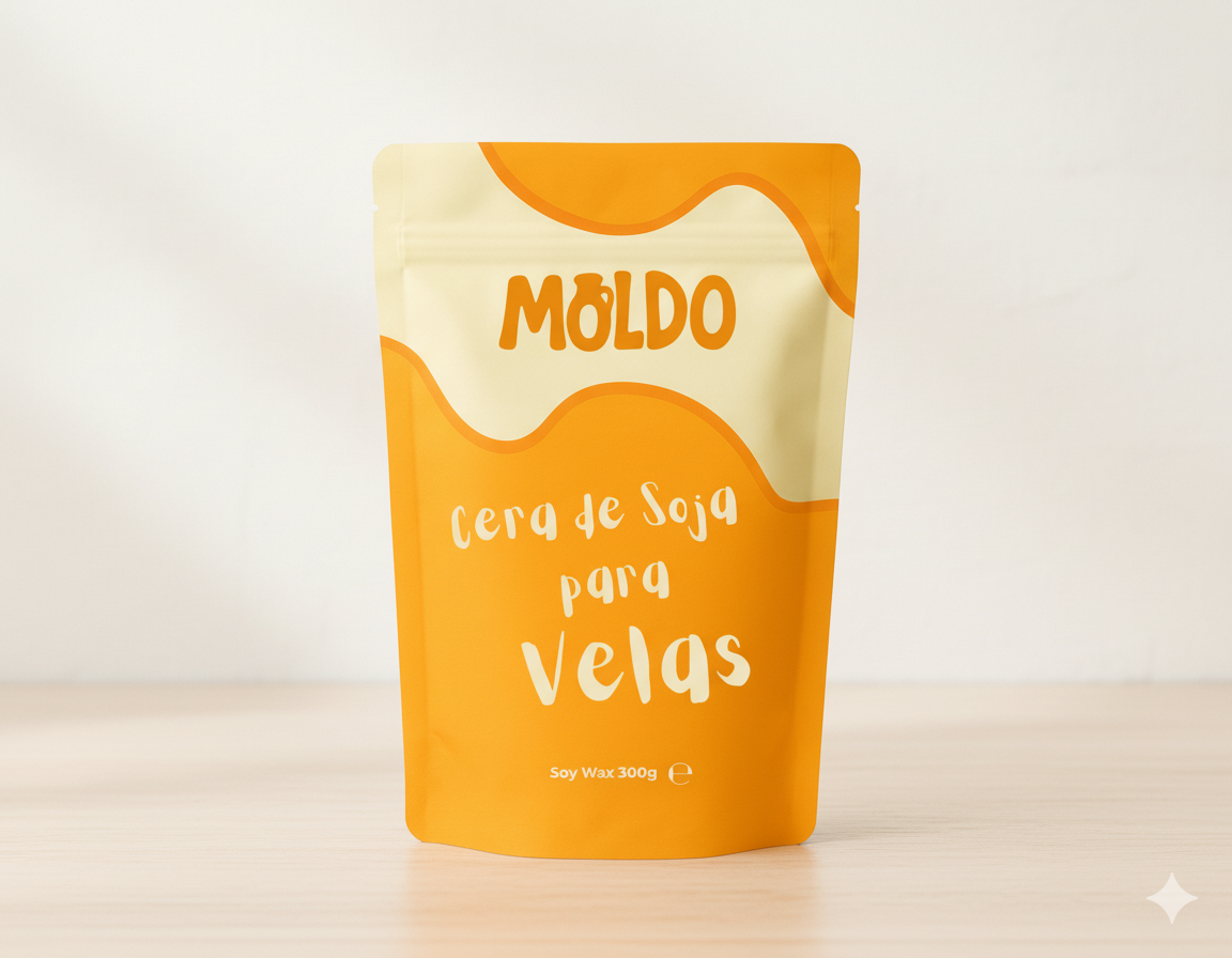 300g de Cera de Soja MOLDO